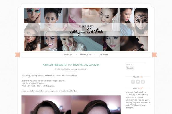 jengandcarlan.com site used Sugar and Spice