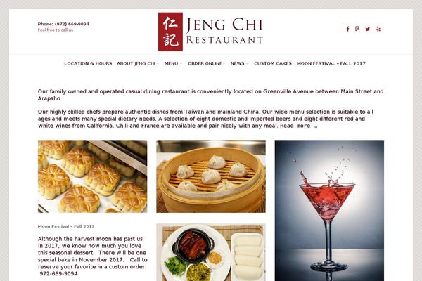 jengchirestaurant.com site used Restaurant PT