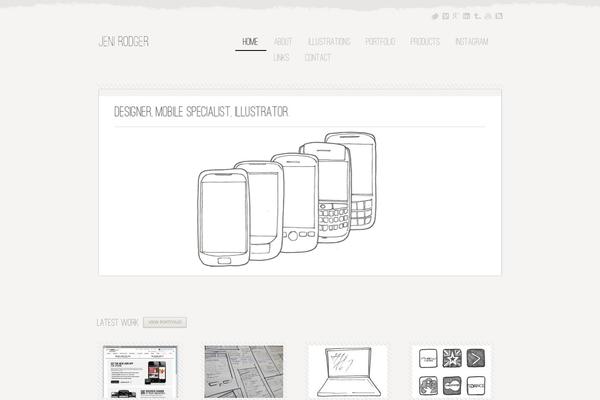 Good Minimal theme site design template sample