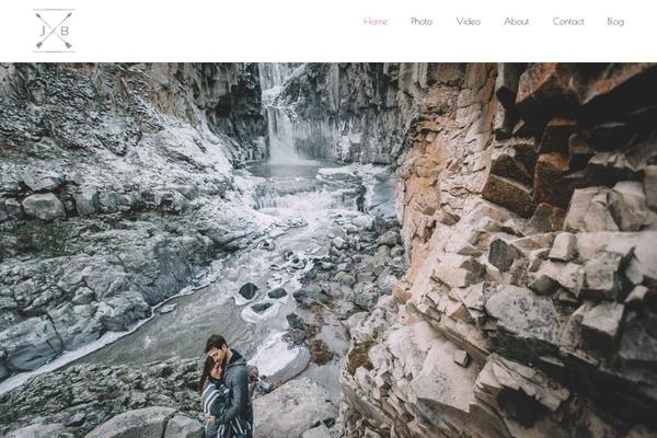 Wright theme site design template sample