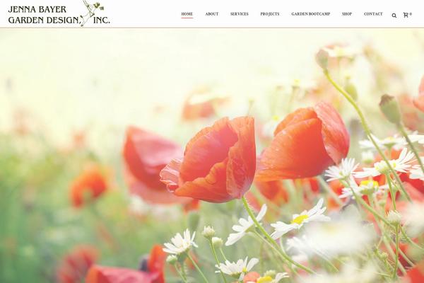 Jupiter theme site design template sample