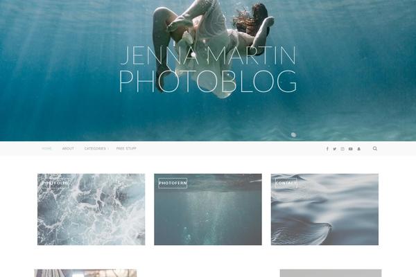 Tuulikki theme site design template sample