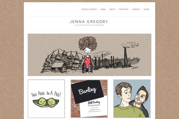 Bigbang theme site design template sample