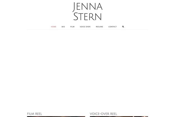 jennastern.com site used X | The Theme