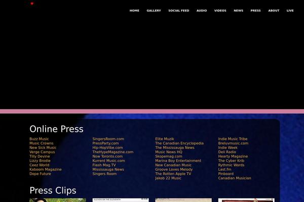 Bakery theme site design template sample