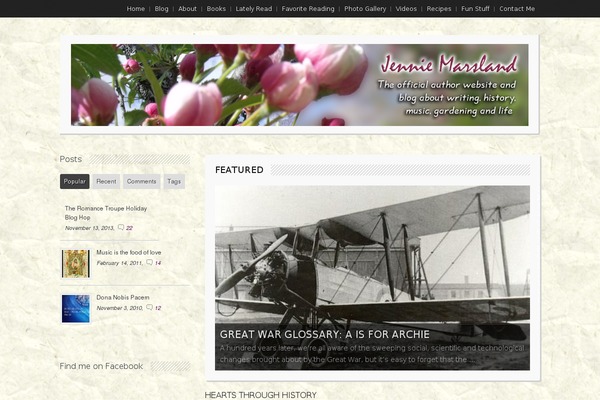 Times theme site design template sample