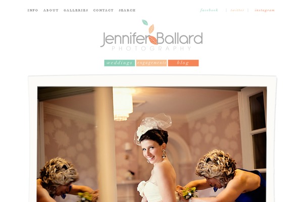 Prophoto4 theme site design template sample