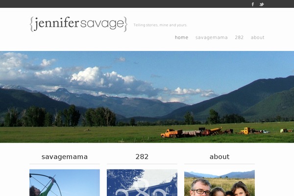 Storyteller theme site design template sample