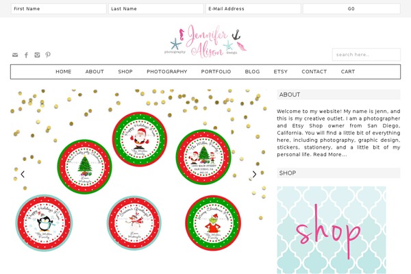 jenniferalisondesigns.com site used Wpzoom-eclipse