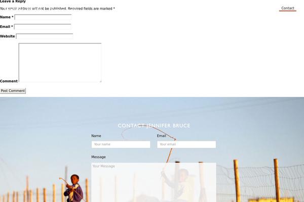 jenniferbruce.org site used Alpha-framework