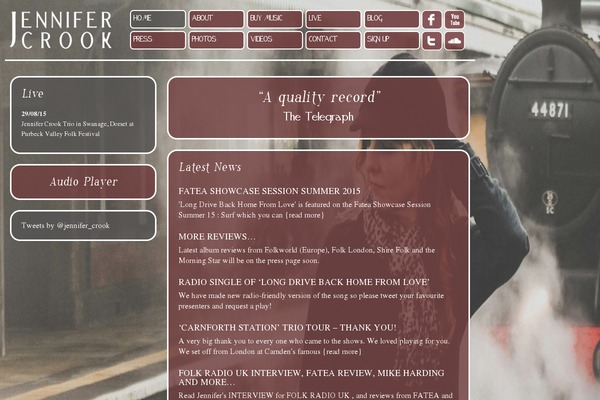 Site using GigPress plugin