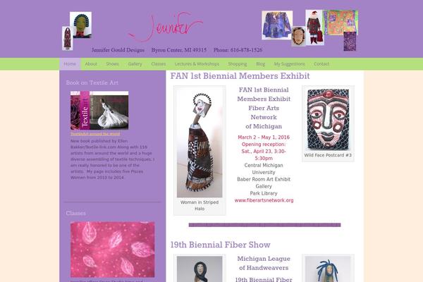 jennifergoulddesigns.com site used Crave Theme
