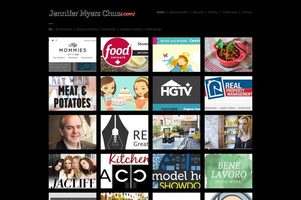 Garnish theme site design template sample