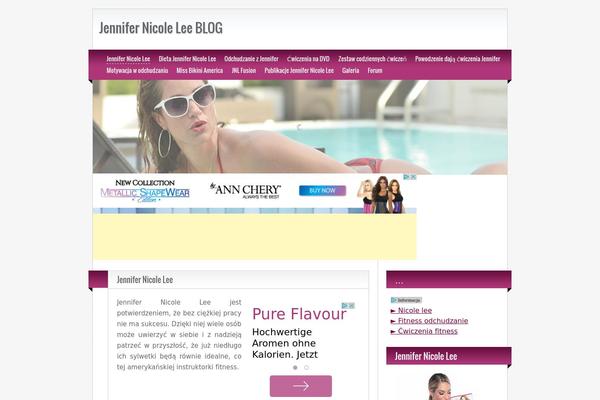 BlogoLife theme site design template sample