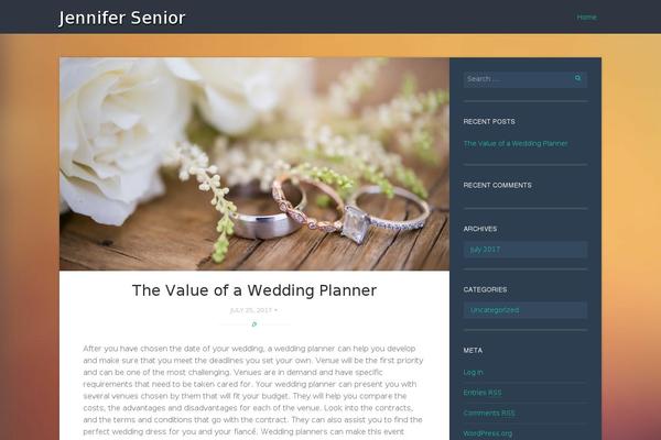 Story theme site design template sample