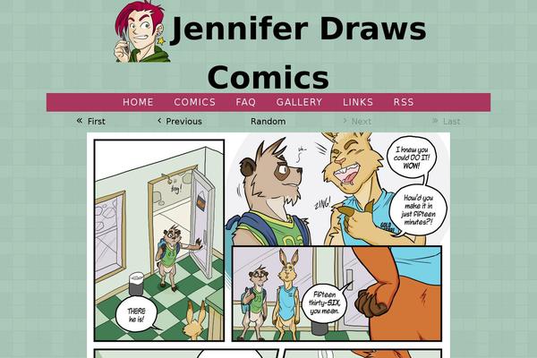 Site using Webcomic plugin