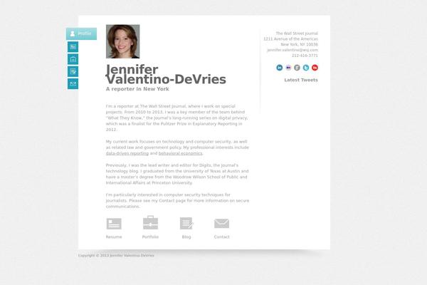 Biopic theme site design template sample