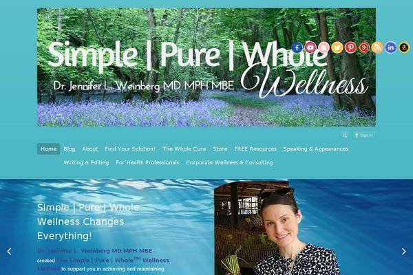 Academy theme site design template sample