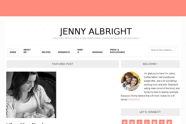 jennyalbright.com site used Tidy