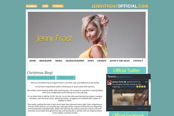 jennyfrostofficial.com site used Officialtheme