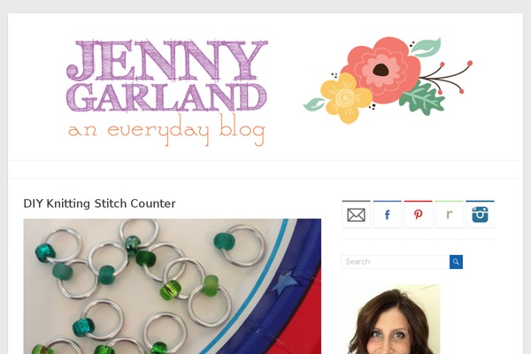 Site using Crafty Social Buttons plugin