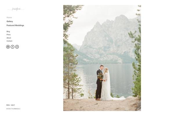 Prophoto4 theme site design template sample