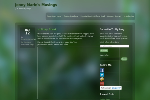 Site using WP Social Blogroll plugin