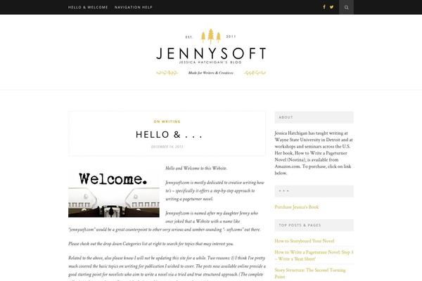 Hemlock theme site design template sample