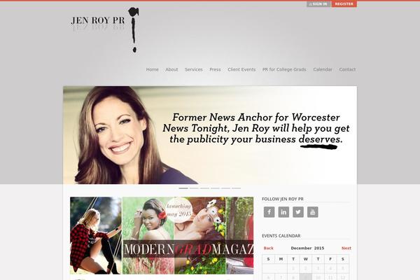 Salutation theme site design template sample