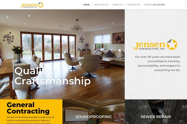 Bridge Child theme site design template sample