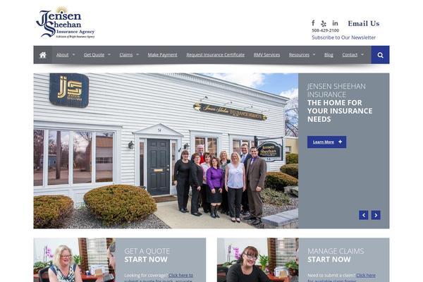Cacoon theme site design template sample