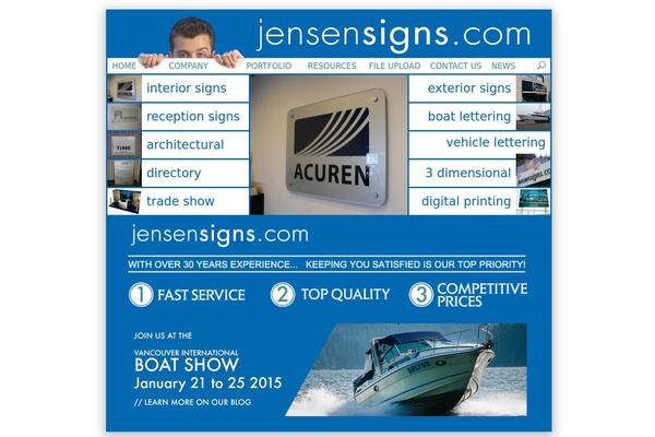jensensigns.com site used Jensen