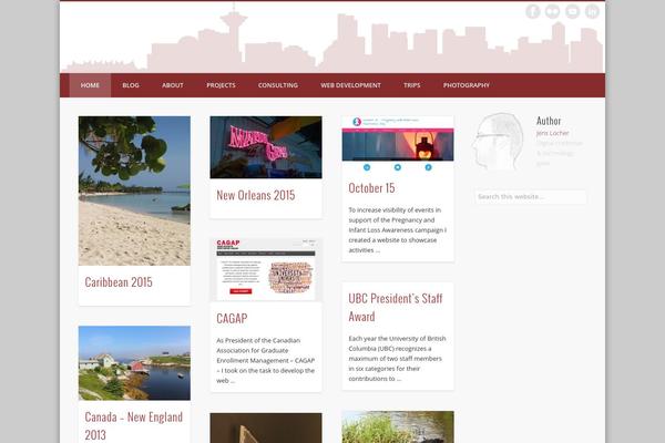 Pinboard theme site design template sample