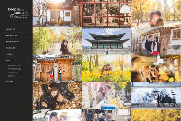 LENS theme site design template sample