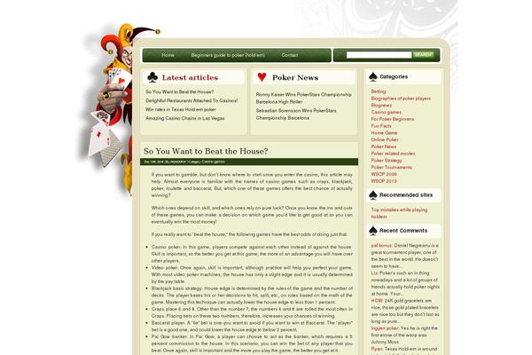 jepepoker.com site used Poker-joker
