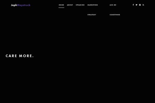 jephmaystruck.com site used Koji