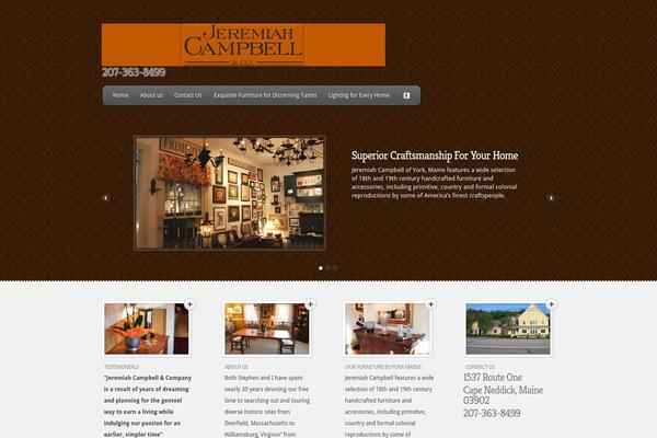 Feather theme site design template sample
