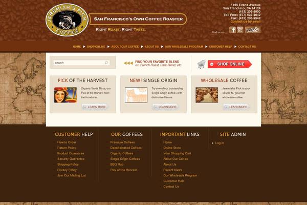 Panacea theme site design template sample