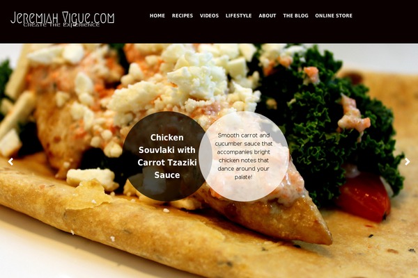 cookingbook theme websites examples