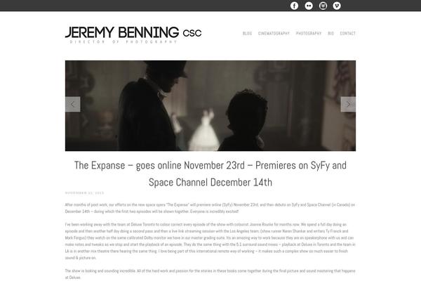 Site using WordPress Vimeo videos plugin