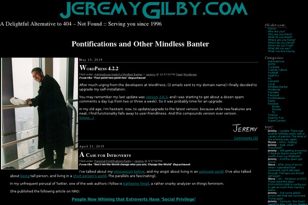 Personal theme site design template sample