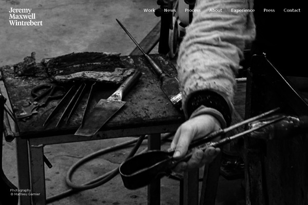 Maxwell theme site design template sample