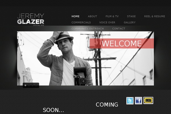 jeremyglazer.com site used Newport