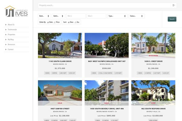 jeremyives.com site used Teles