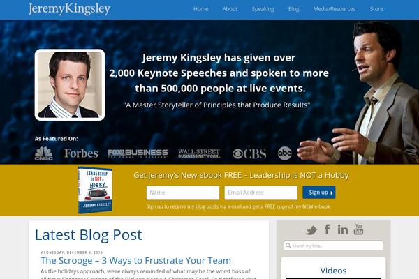 Get Noticed theme site design template sample