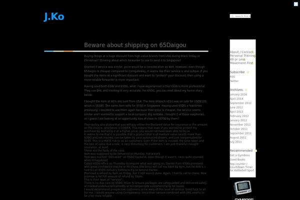 Neutra theme site design template sample