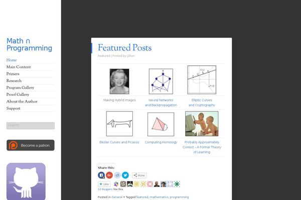 Confit theme site design template sample