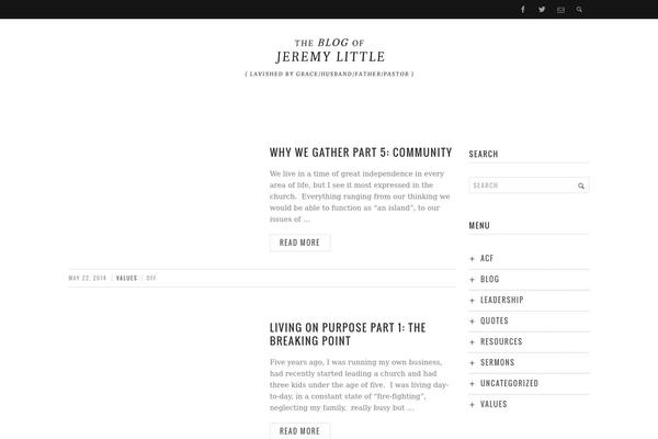 Sonata theme site design template sample