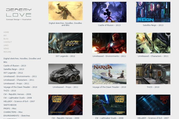 jeremylove.com site used Coldrumtheme