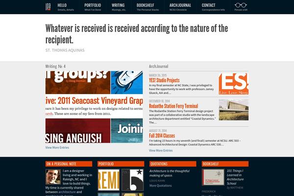 jeremypalford.com site used Jpa